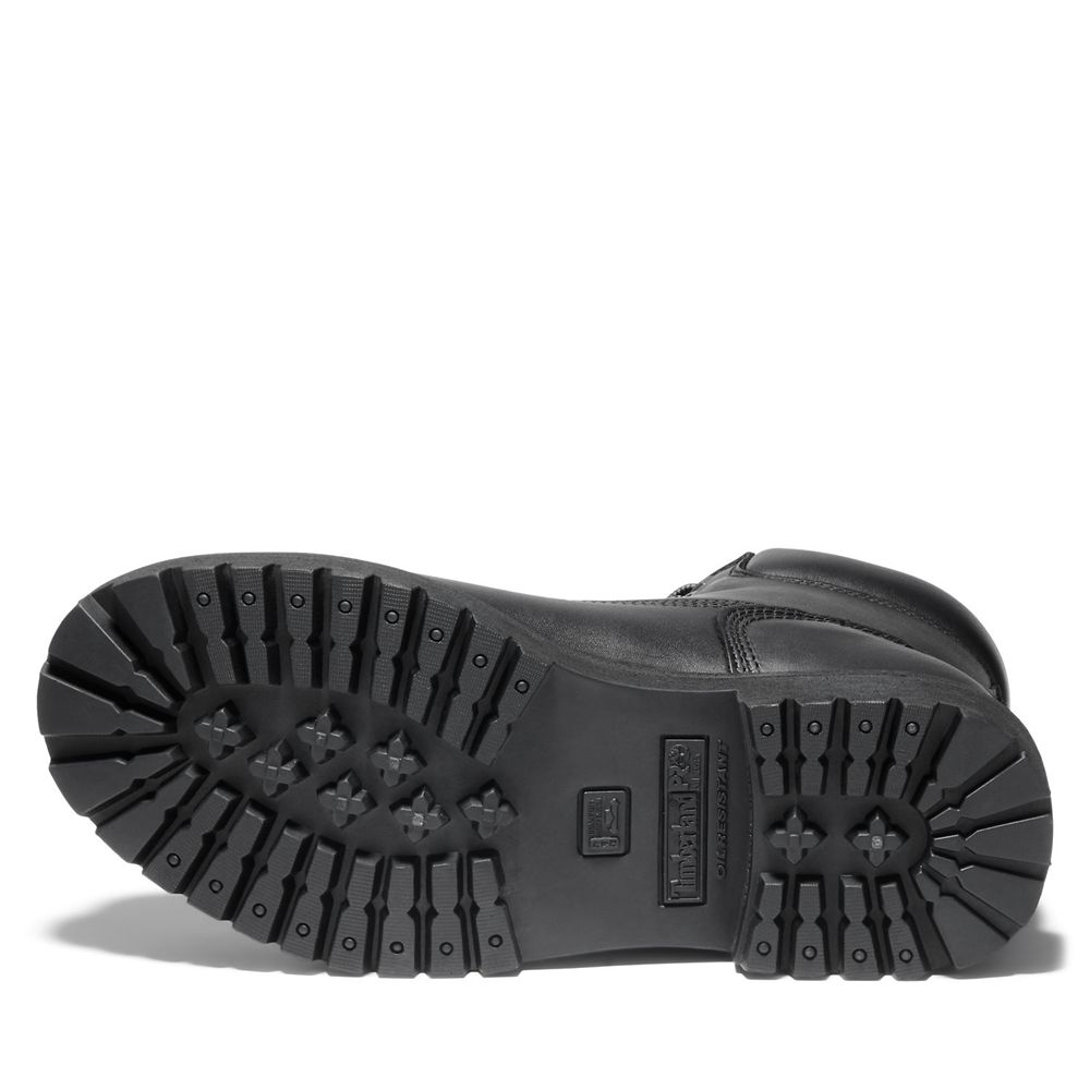 Timberland Mens Pro Boots Direct Attach 6\" Soft Toe - Black - India MI9801235